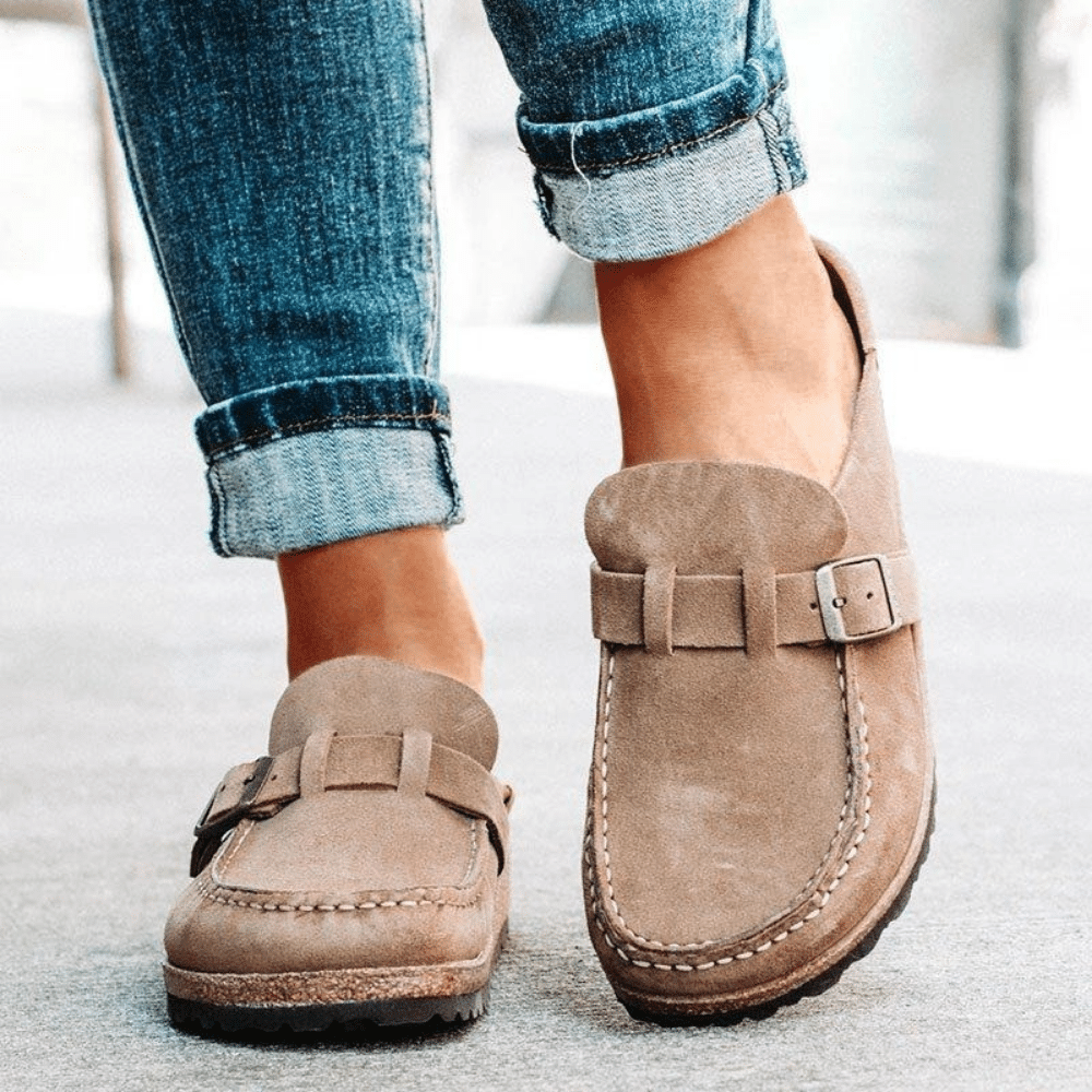 Pantoletten - Bequeme Clogs mit Korksohle für Sommer