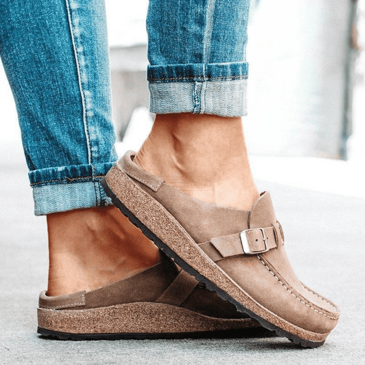 Pantoletten - Bequeme Clogs mit Korksohle für Sommer