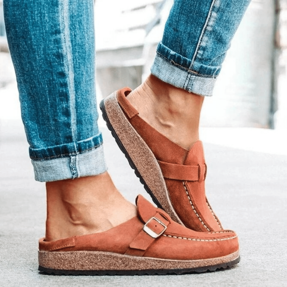 Pantoletten - Bequeme Clogs mit Korksohle für Sommer