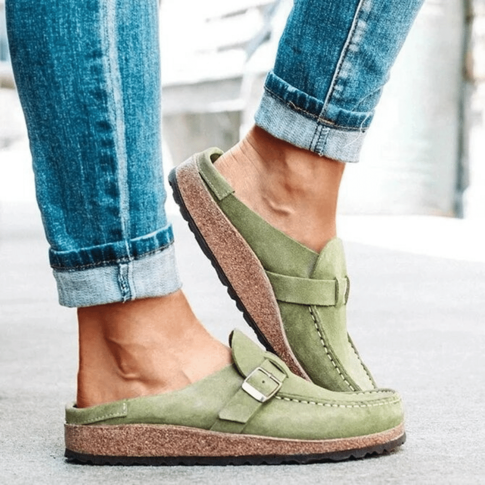 Pantoletten - Bequeme Clogs mit Korksohle für Sommer