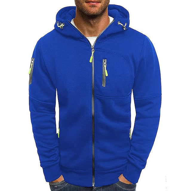 Sweatjacke für Herren – Warme Kapuze Jacke für Outdoor