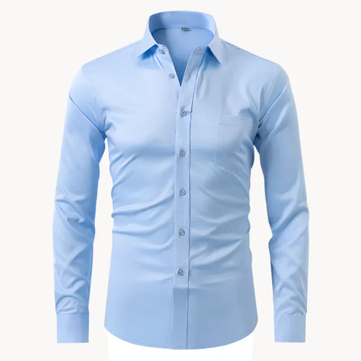 Gents Hemd | Business Casual Stretch Langarmhemd für Männer