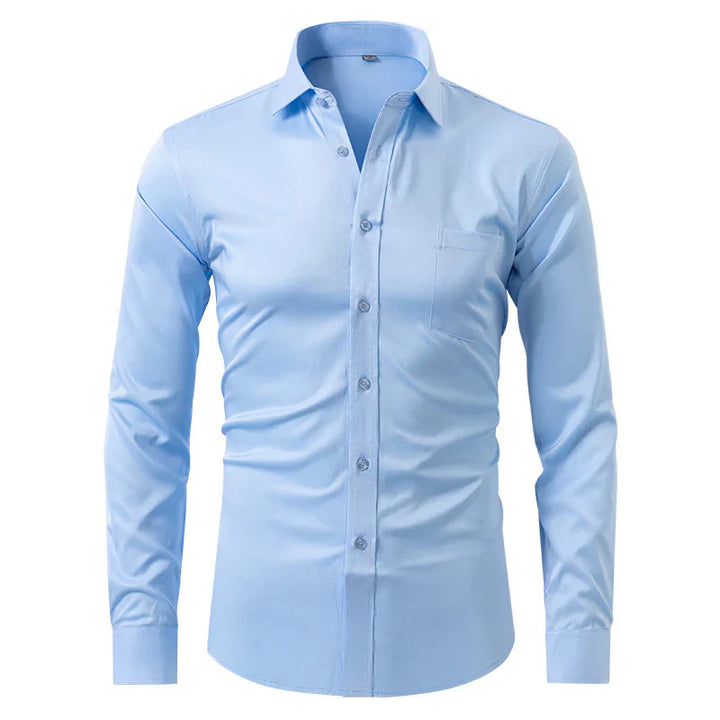 Gents Hemd | Business Casual Stretch Langarmhemd für Männer