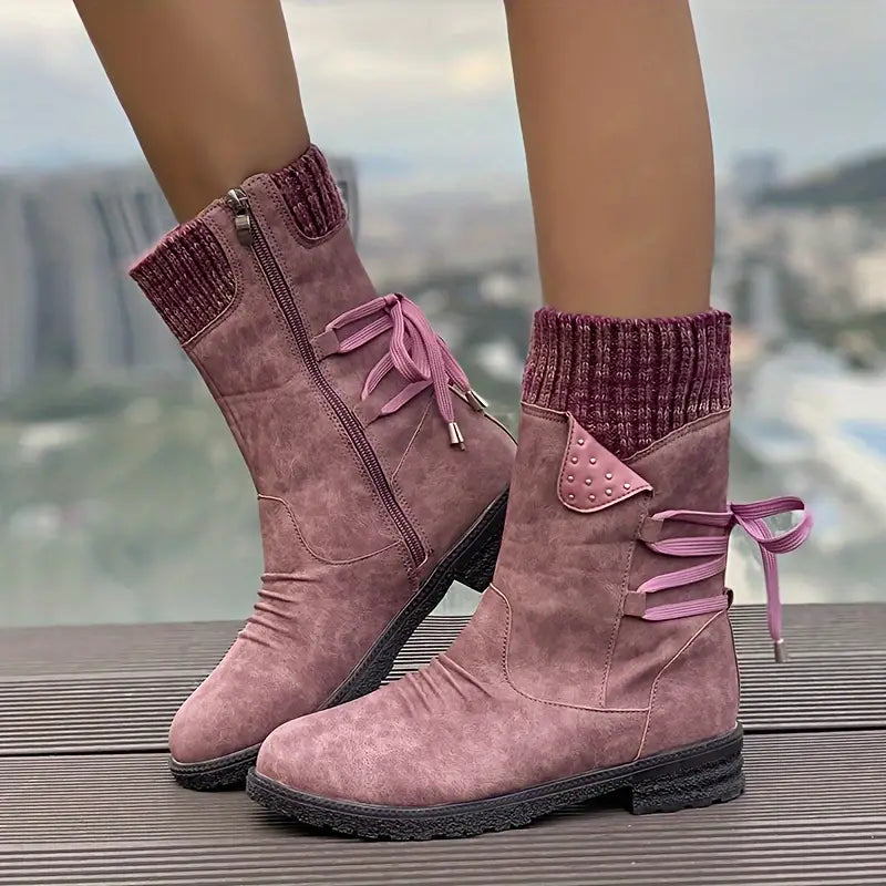 Damen Winterstiefel mit Fleece-Futter