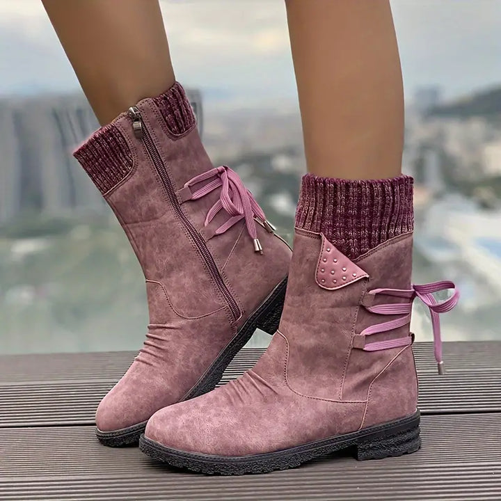 Damen Winterstiefel mit Fleece-Futter