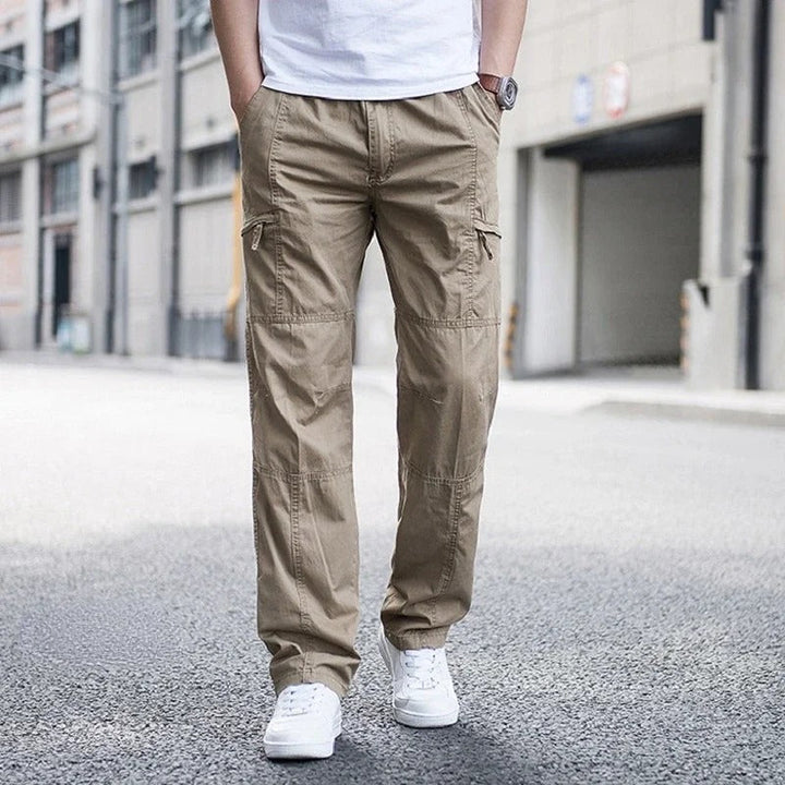 Alex Cargohose | Moderne Slim Fit Herren Hose mit Seitentaschen