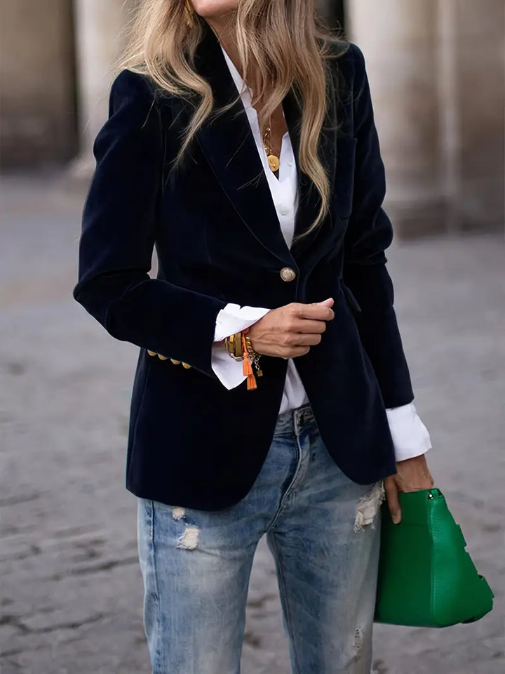 Olivia Sakko | Eleganter Damen-Blazer aus Samt
