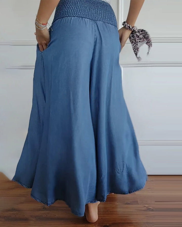 Röckhose für Damen - Luftige Bundfaltenhose für den Sommer