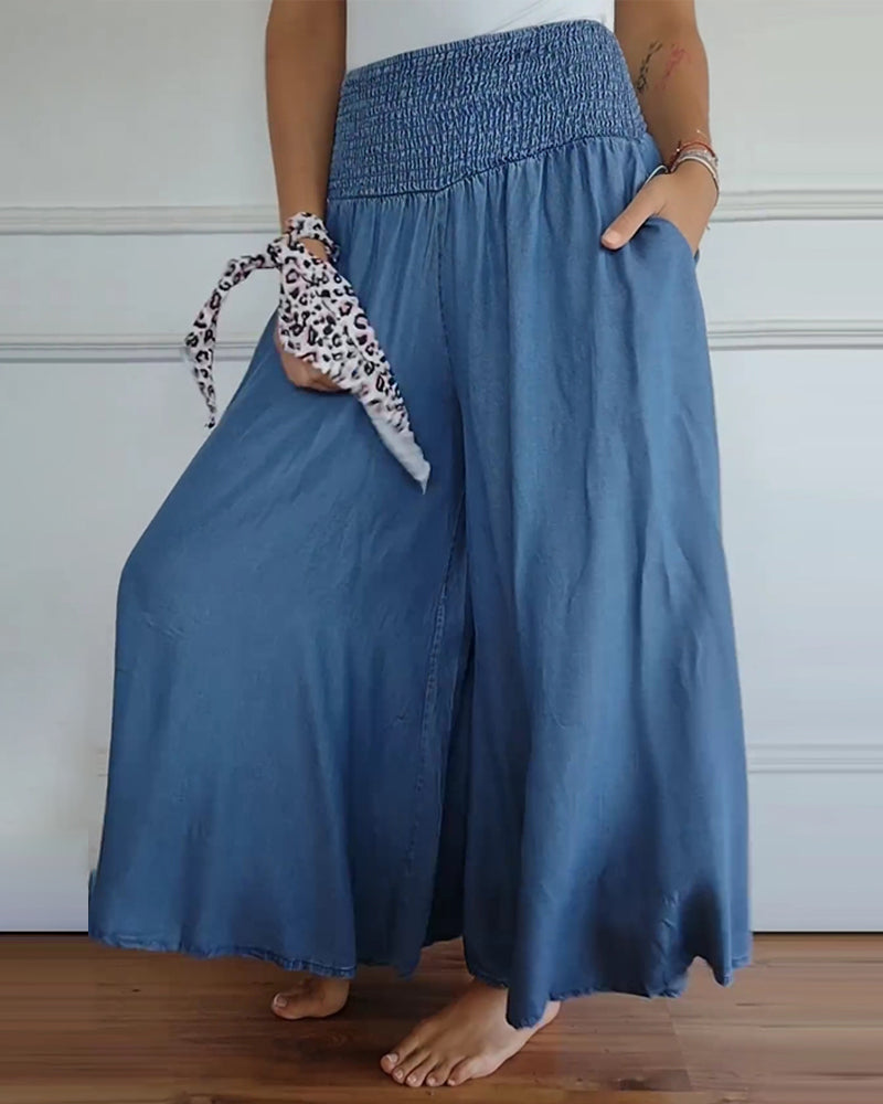 Röckhose für Damen - Luftige Bundfaltenhose für den Sommer