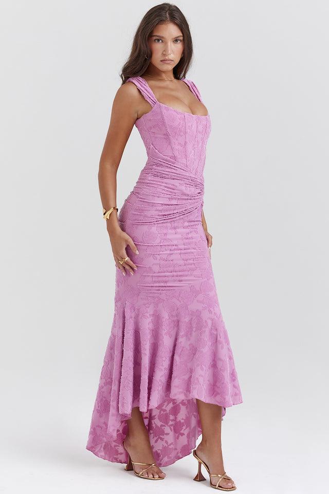 Abendkleid - Figurbetontes Midikleid mit Raffung für Hochzeiten