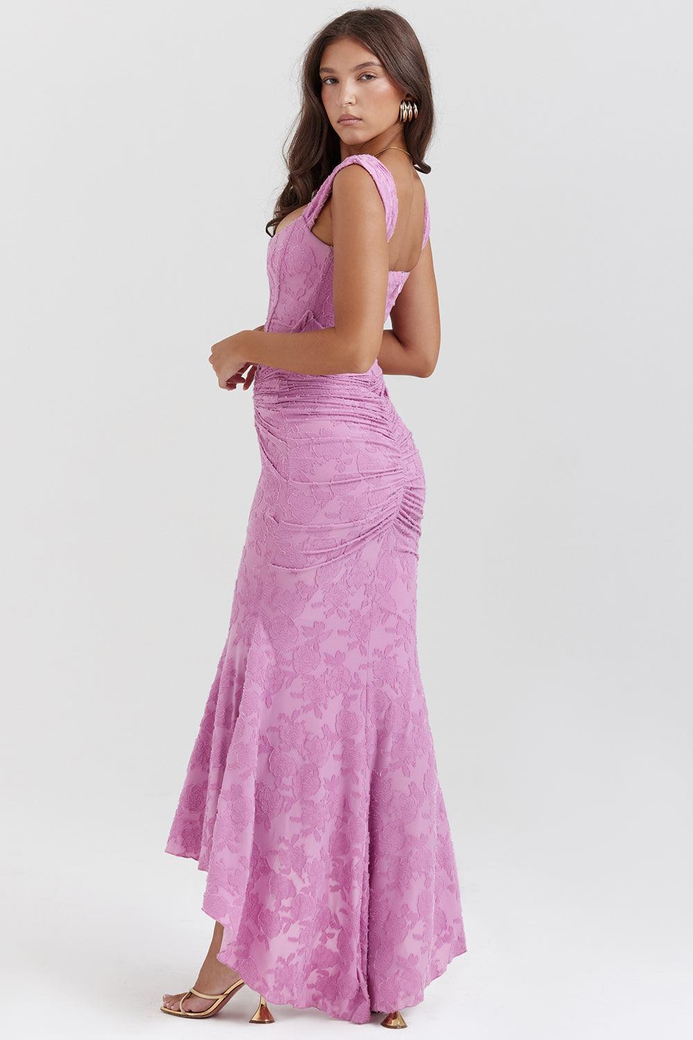 Abendkleid - Figurbetontes Midikleid mit Raffung für Hochzeiten