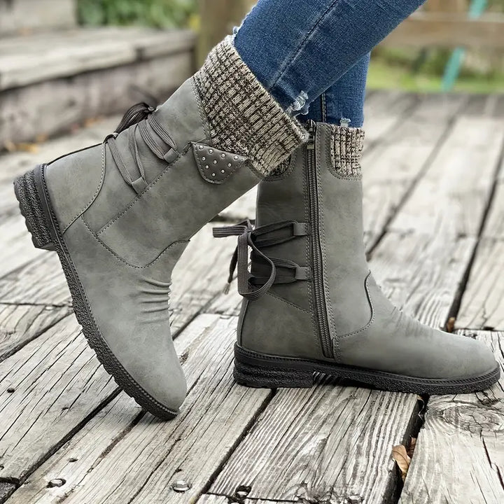 Damen Winterstiefel mit Fleece-Futter