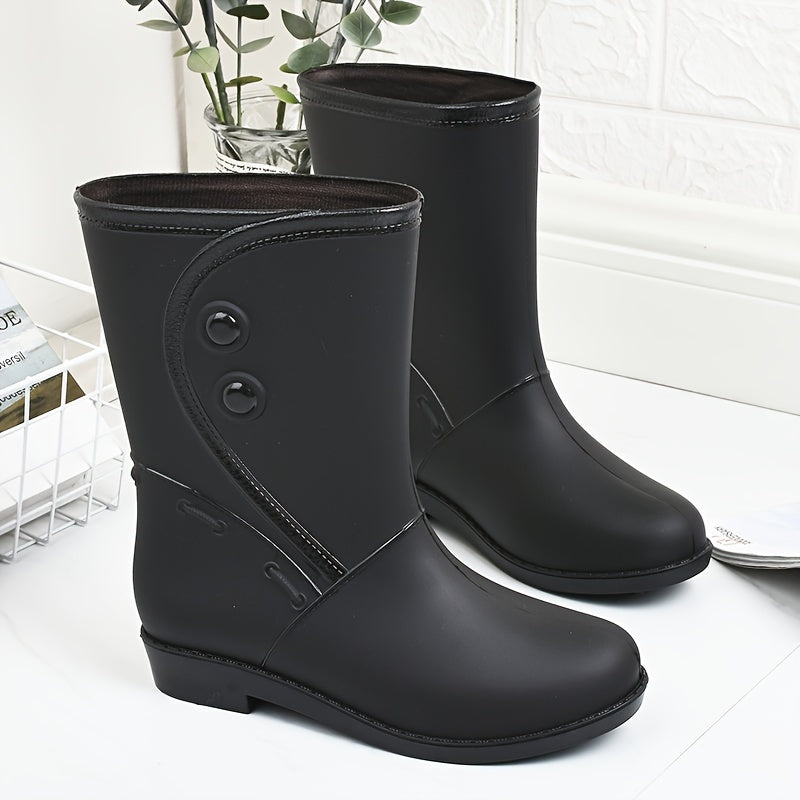 Regenstiefel für den Herbst - Stylische wasserdichte Gummistiefel mit Komfort für Damen