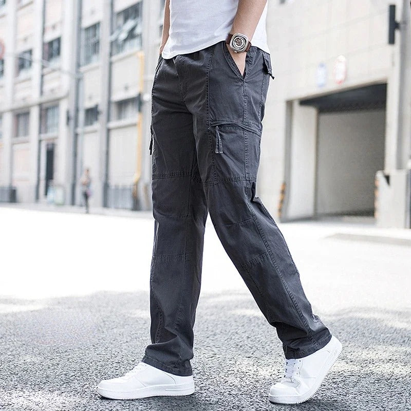 Alex Cargohose | Moderne Slim Fit Herren Hose mit Seitentaschen