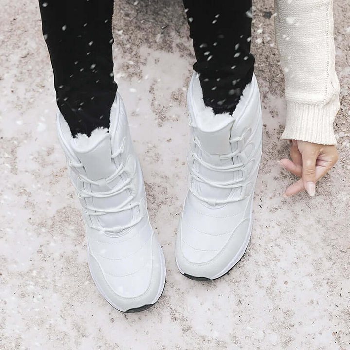 Gefütterte Schneestiefel für Damen - Sportliche & Wasserabweisende Winterboots mit Sneaker-Sohle für den Winter