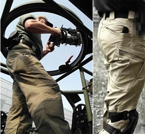 Cargohose für Herren - Multifunktionale wasserdichte Winter Hose