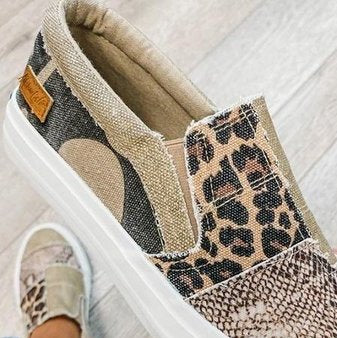 Jenny Stoffschuhe - Bequeme Canvas Halbschuhe mit Druck