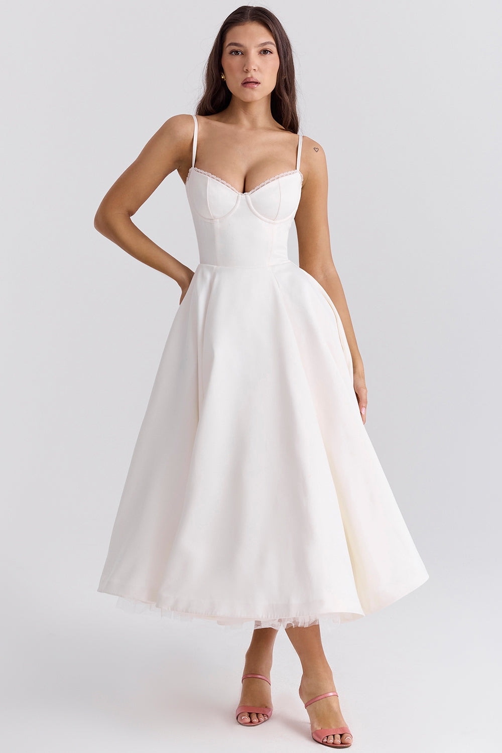 Midikleid für Damen - Elegantes Ballkleid für Sommer