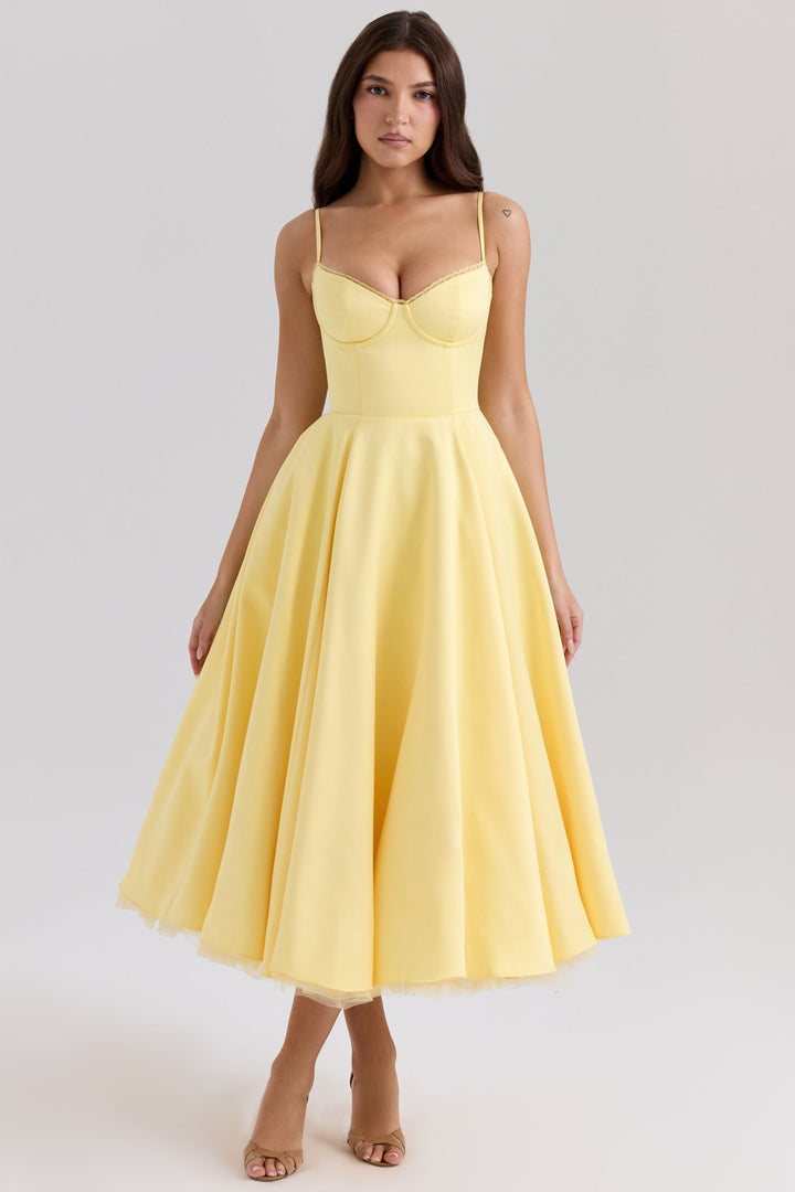 Midikleid für Damen - Elegantes Ballkleid für Sommer