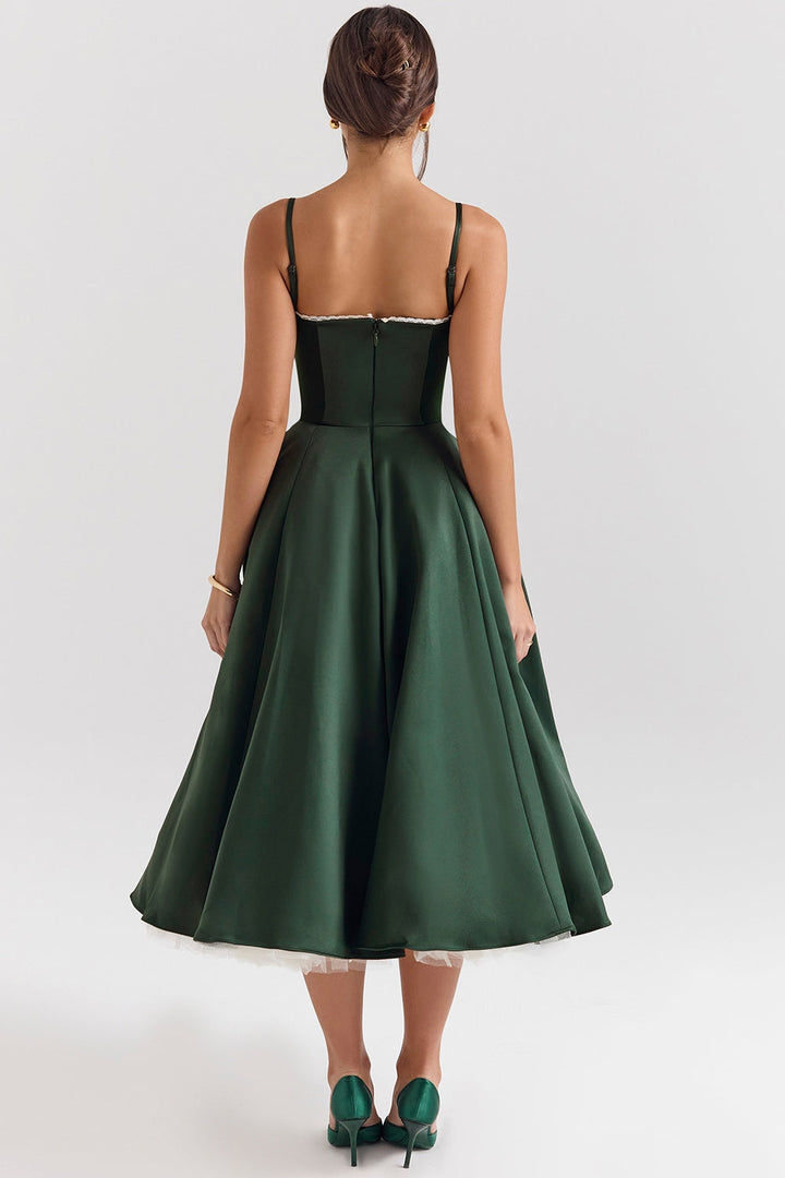 Midikleid für Damen - Elegantes Ballkleid für Sommer