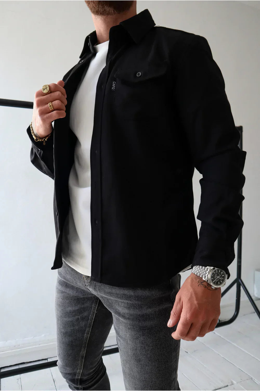 Gents hemdjacken | Klassisches Freitzeit Hemd Für Herren