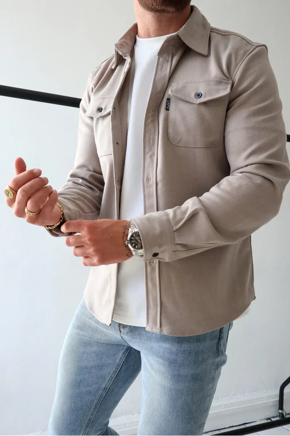 Gents hemdjacken | Klassisches Freitzeit Hemd Für Herren
