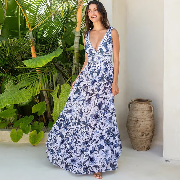 Beach Zweiteiler für Damen - Elegantes Retro Badeanzug mit Rock Set