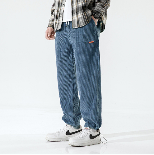 Gents Cordhosen | Bequeme Baggy Stretch hosen Für Herren