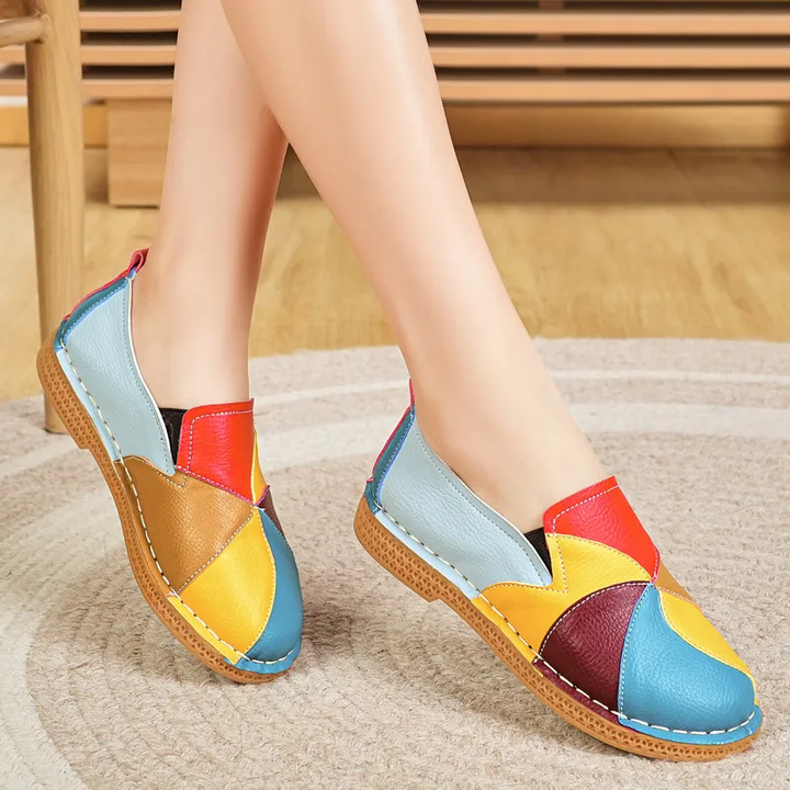 Dianna Halbschuhe - Farbige orthopädische Damenschuhe mit Absatz