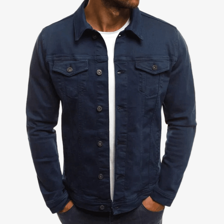Jeansjacke für Herren – Klassische, gefütterte Denim Jacke für den Lagenlook