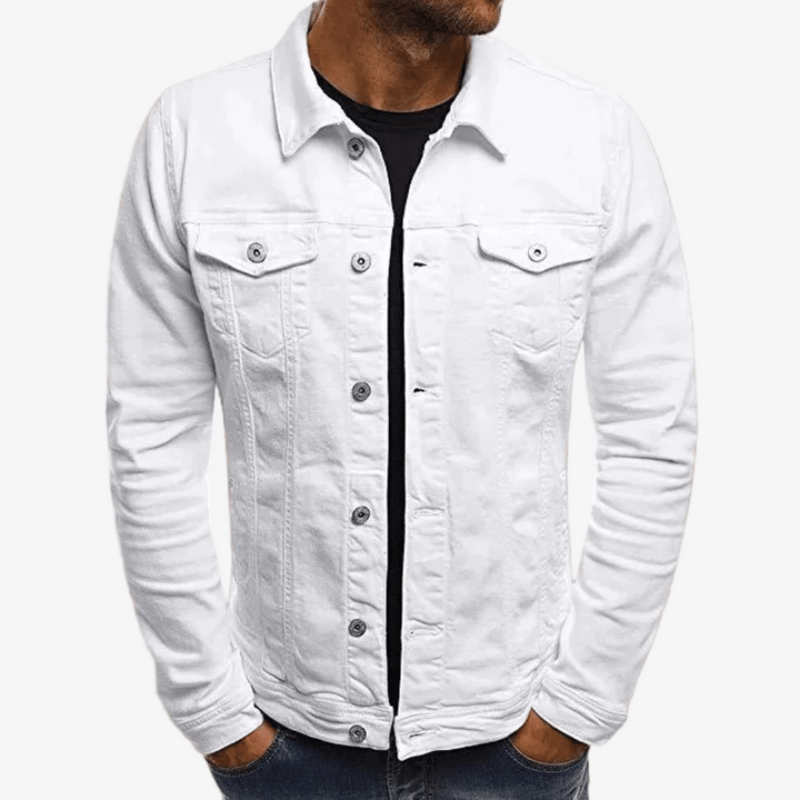 Jeansjacke für Herren – Klassische, gefütterte Denim Jacke für den Lagenlook