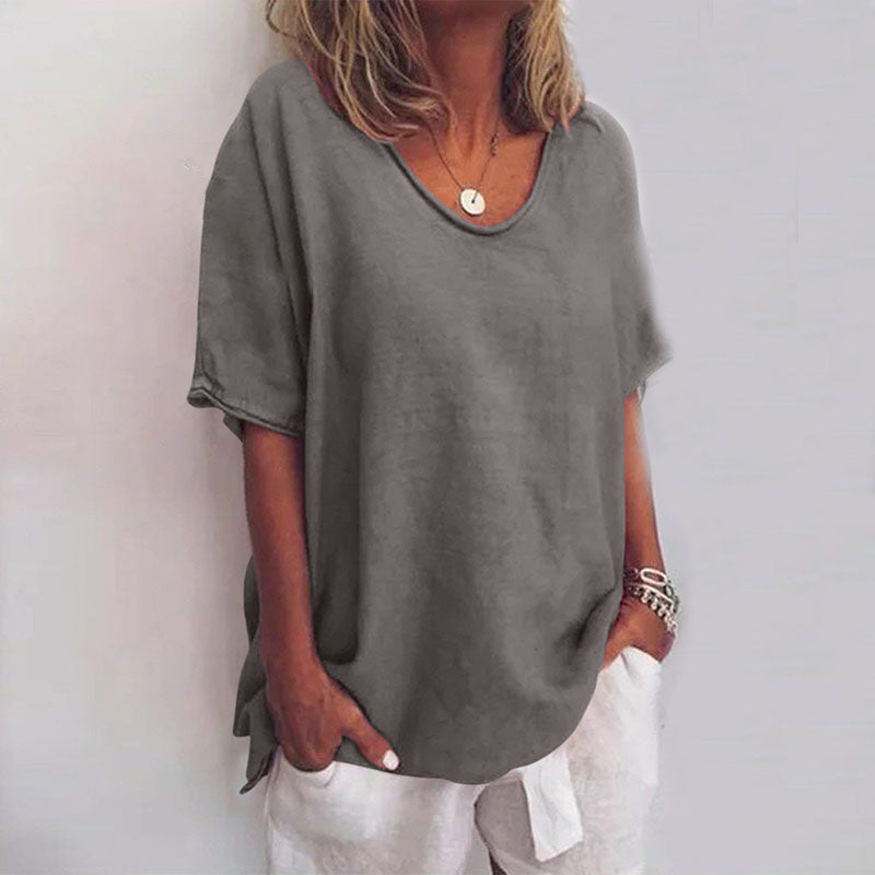 Claudia Bluse | Lockerer Sommer Bluse