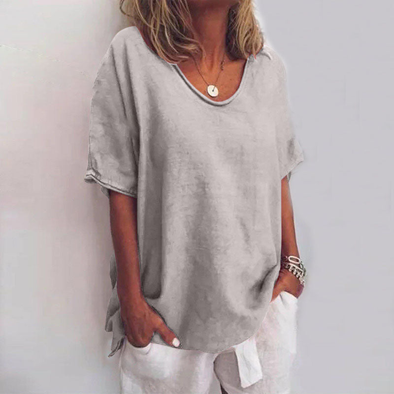 Claudia Bluse | Lockerer Sommer Bluse