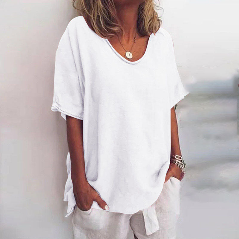 Claudia Bluse | Lockerer Sommer Bluse