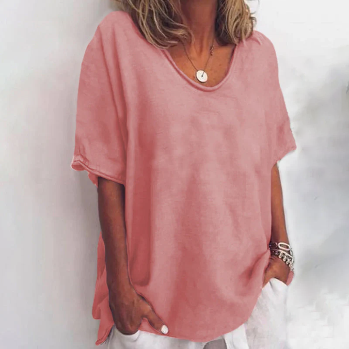 Claudia Bluse | Lockerer Sommer Bluse