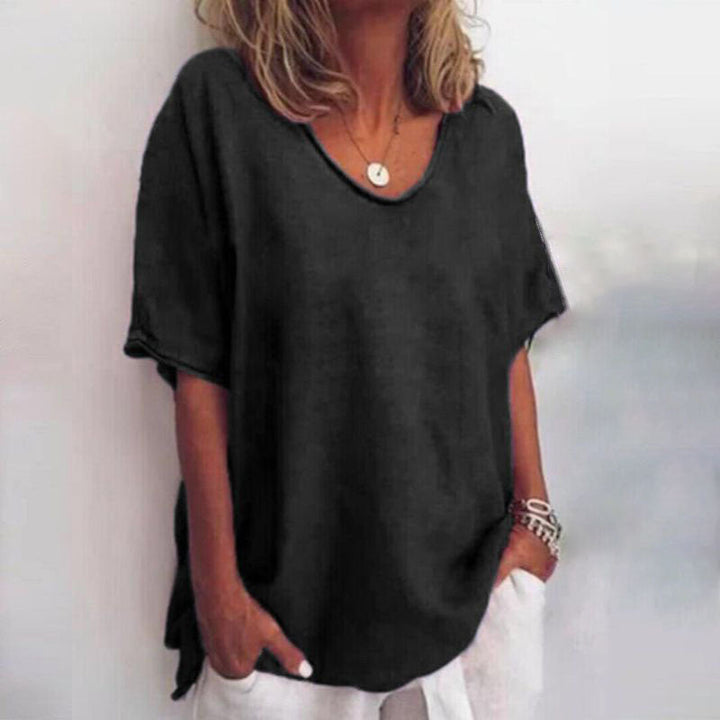 Claudia Bluse | Lockerer Sommer Bluse