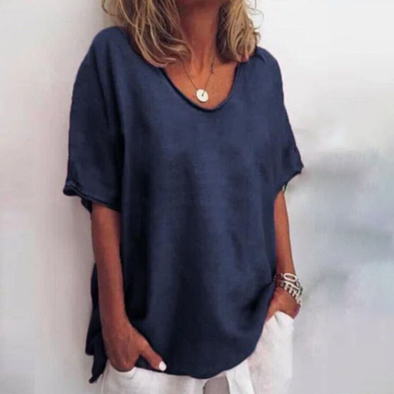 Claudia Bluse | Lockerer Sommer Bluse