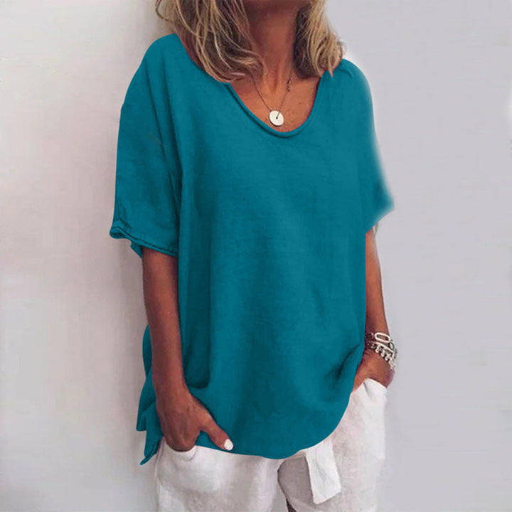 Claudia Bluse | Lockerer Sommer Bluse