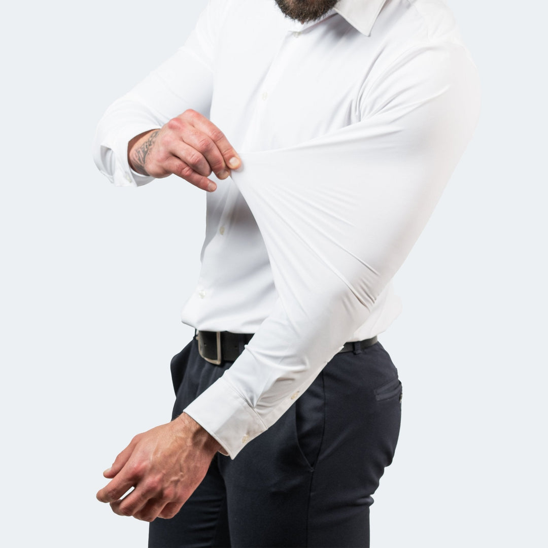 Knitterfreies Stretchhemd für Herren - Premium Business Hemd