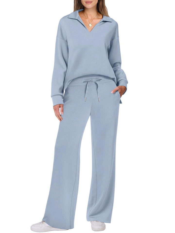 Zweiteiler für Damen - Bequemes Twin Set für zu Hause & Reise