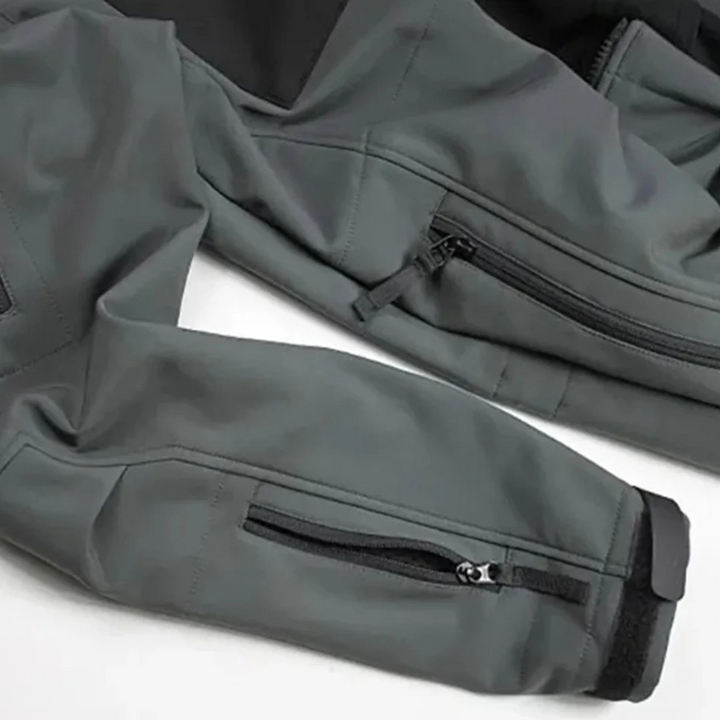 Taktische Softshelljacke für Herren – Wasserdichte & warm gefütterte Winter-Outdoorjacke mit Kapuze