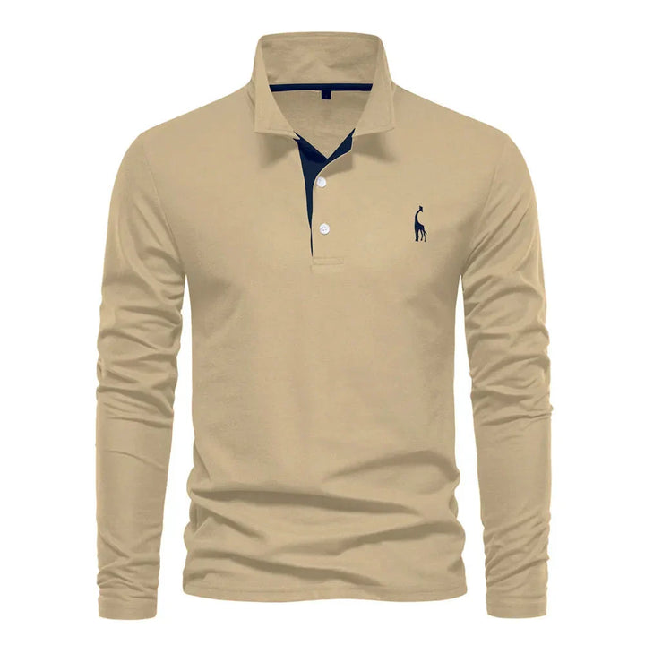 Poloshirt für Herren - Stillvolle Langarm Polo für den Winter