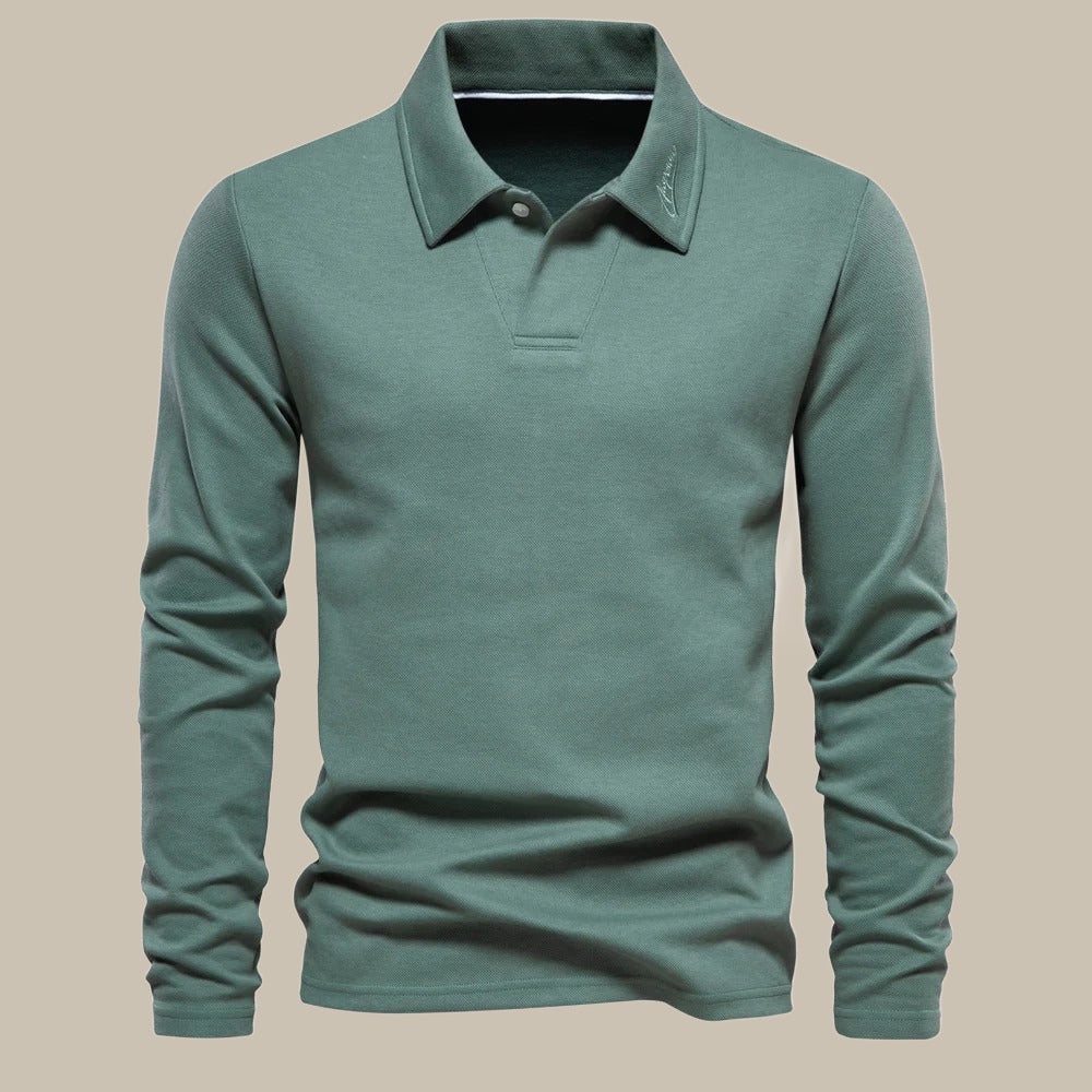 Gents Premium Polo | Stilvolles Basic-Poloshirt mit langen Ärmeln für Herren