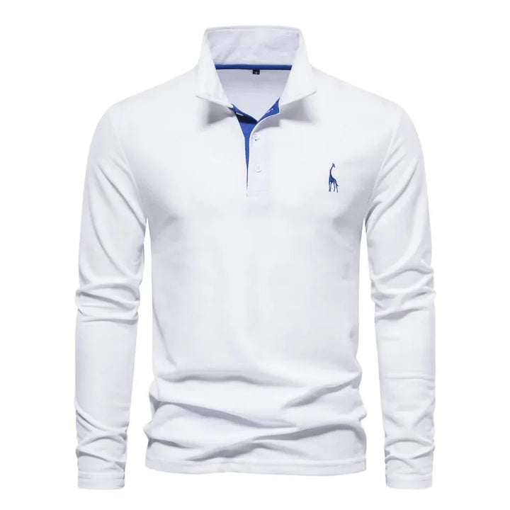 Poloshirt für Herren - Stillvolle Langarm Polo für den Winter
