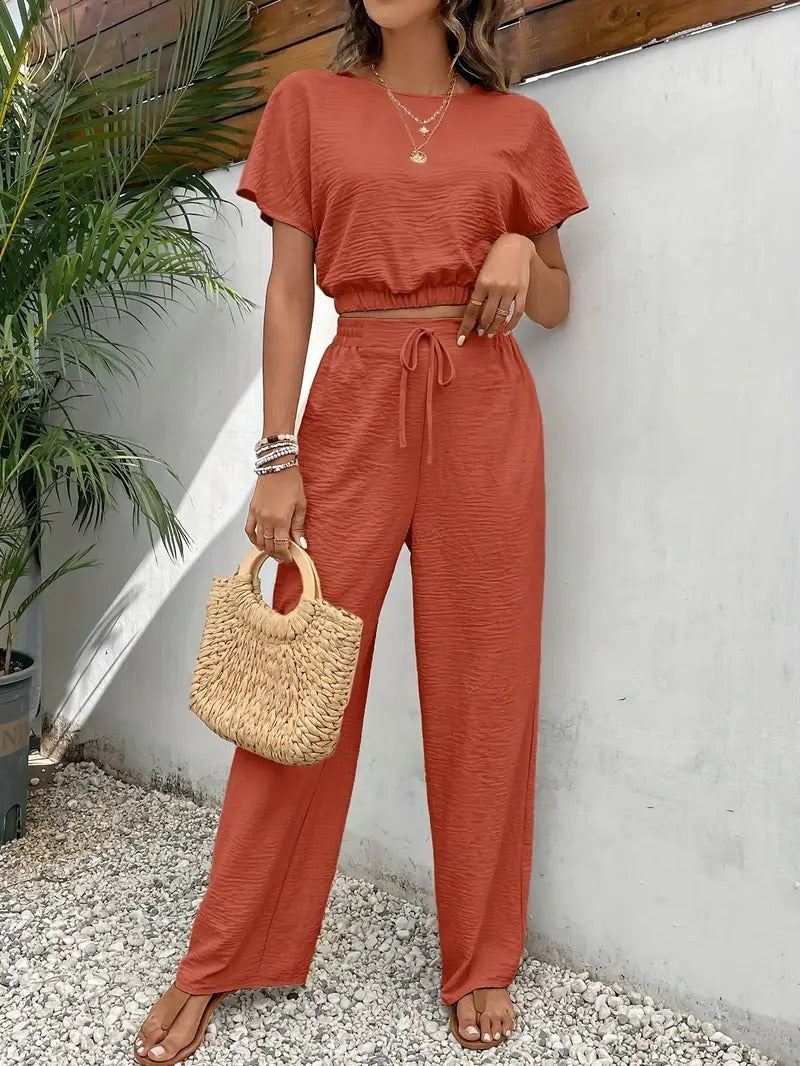 Zweiteiler für Damen - Bequeme Twin Set mit Top und Sommerhose