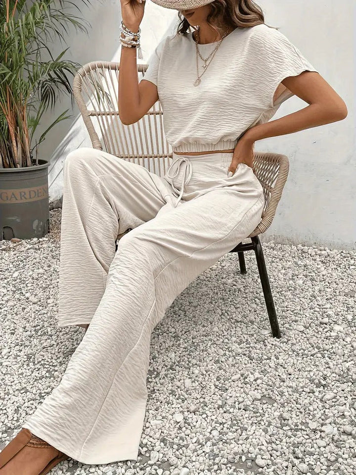 Zweiteiler für Damen - Bequeme Twin Set mit Top und Sommerhose