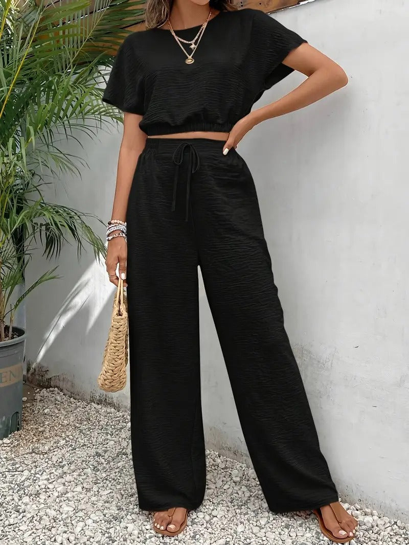 Zweiteiler für Damen - Bequeme Twin Set mit Top und Sommerhose