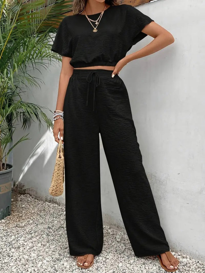 Zweiteiler für Damen - Bequeme Twin Set mit Top und Sommerhose