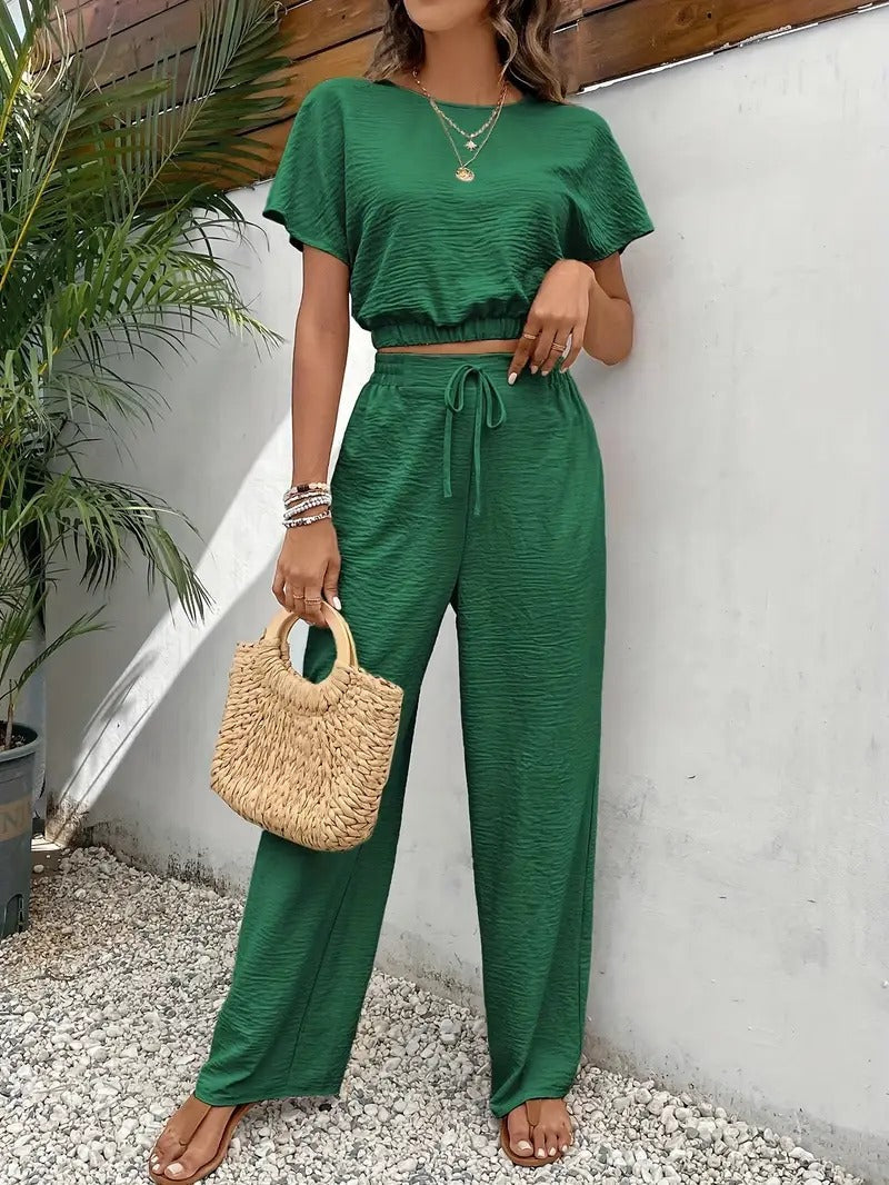 Zweiteiler für Damen - Bequeme Twin Set mit Top und Sommerhose