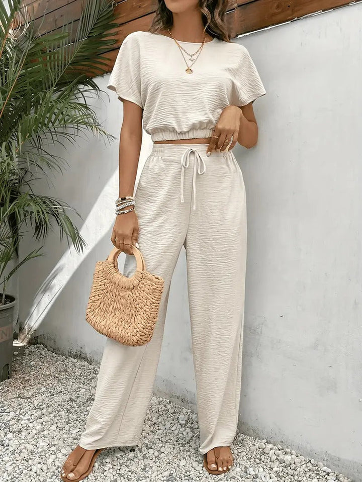 Zweiteiler für Damen - Bequeme Twin Set mit Top und Sommerhose